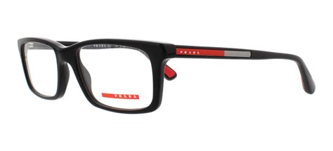 black prada prescription eyeglasses|Prada eyeglasses black and red.